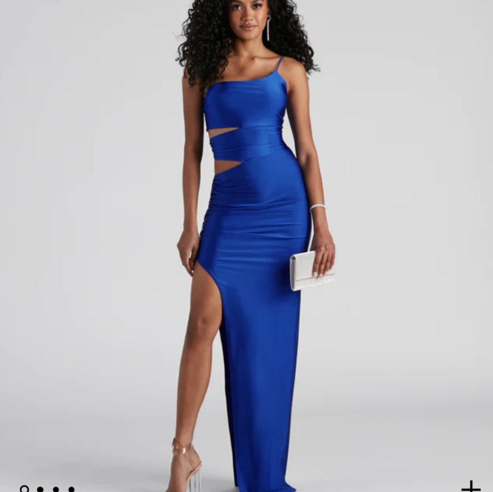 Royal blue formal dress
